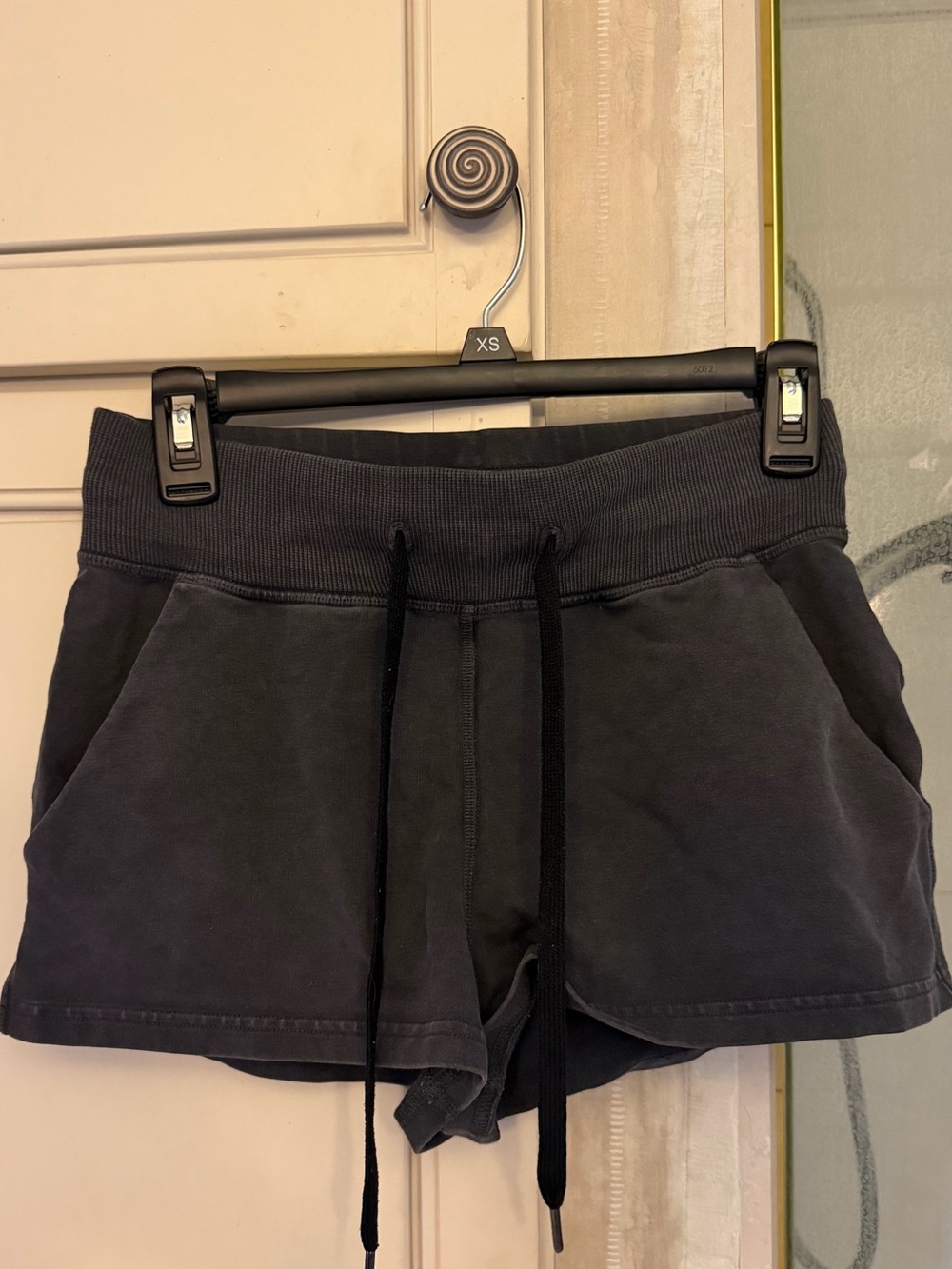 Lululemon Black/Grey Drawstring Lounge Shorts